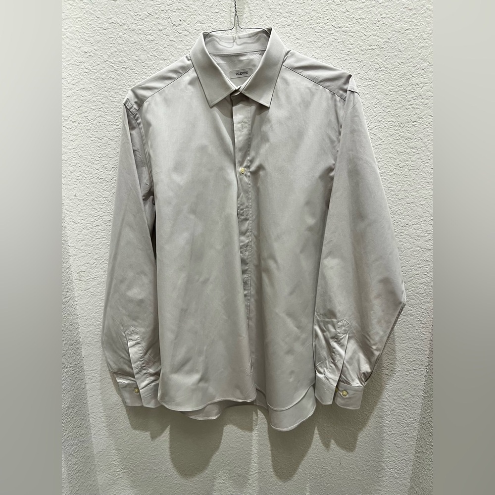Valentino Classic Gray Dress Shirt